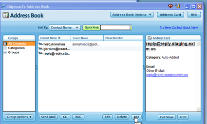 Adding Addresses to Your Address